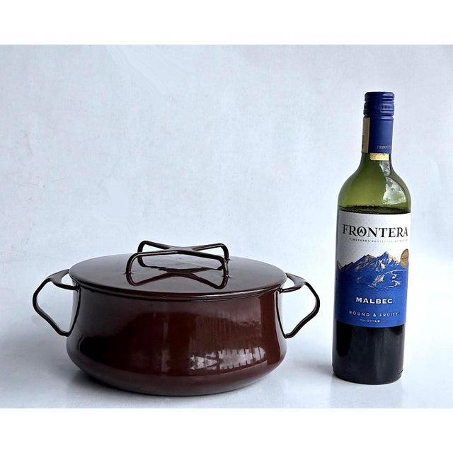 1970s Dansk Kobenstyle 4 Quart Casserole Pot With Trivet Lid, Designed by Jens H. Quistgaard For Sale - Image 13 of 15