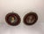 Unknown Artist, Miniature Portraits, 1950, Set of 2 For Sale - Image 4 of 12