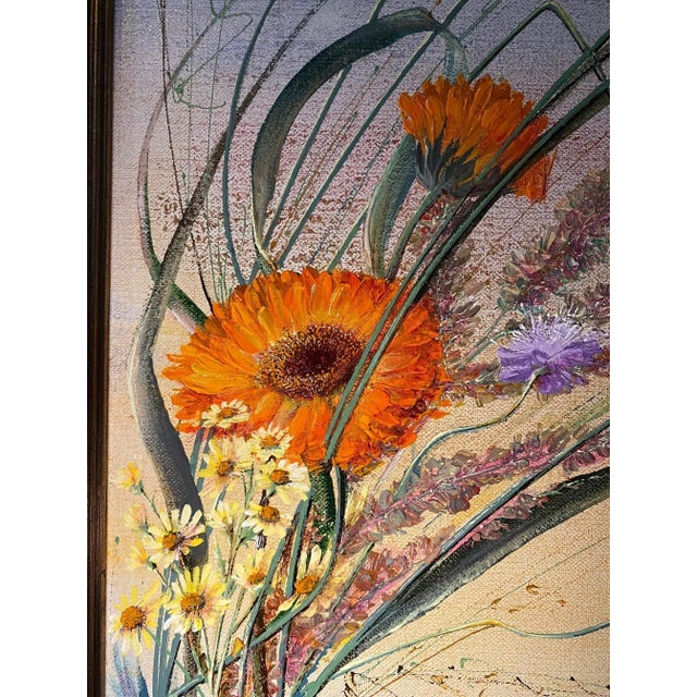 René Michallon, The Seven Ears of Happiness, Oil on Canvas, 1986, Framed For Sale - Image 7 of 8