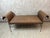 Black Vintage Rattan Bench, 2000s For Sale - Image 8 of 10