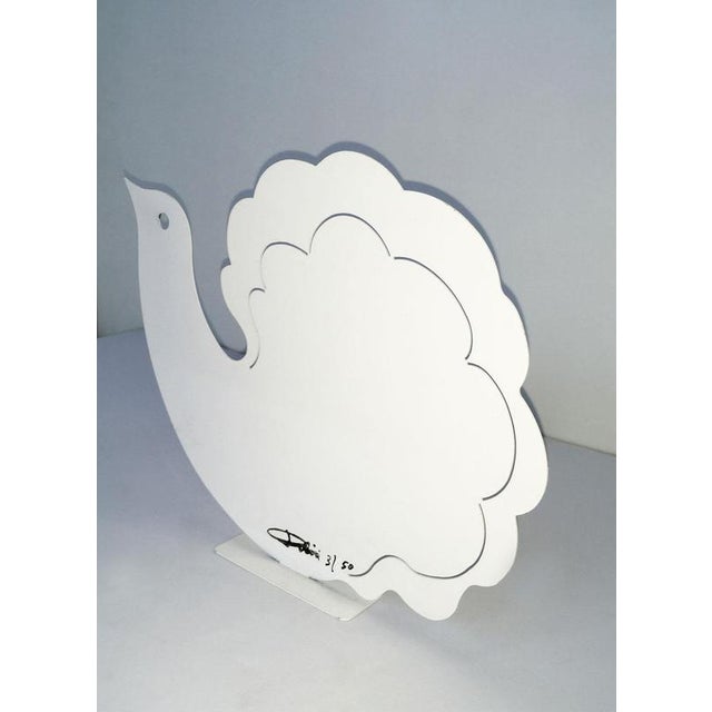 White Painted Metal Sculpture by Riccardo Dalisi, Italy, 1980s For Sale - Image 13 of 18