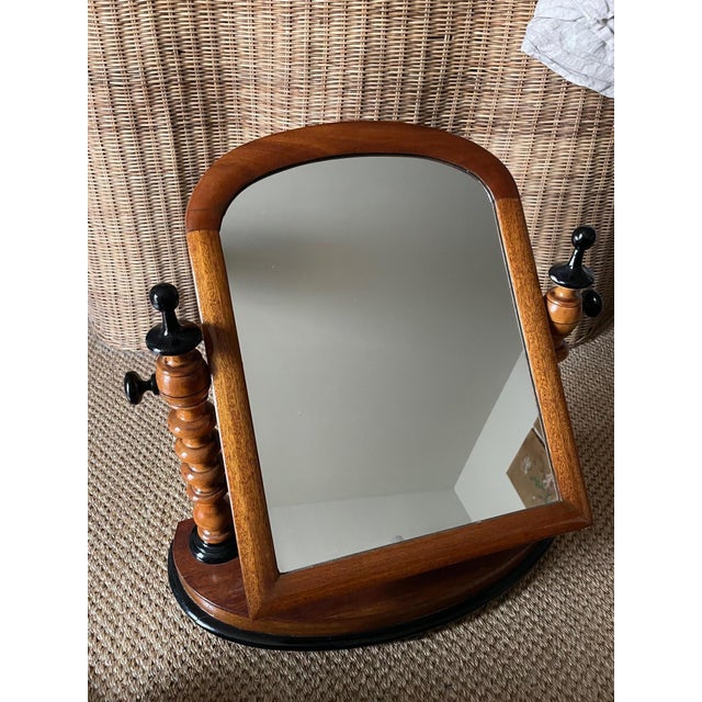Biedermeier Style Swivel Table Mirror, 1890s, in Very Good conditions. Designed 1890 to 1919