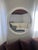 1980s 1980s Large Round White Stone Post Modern Mirror For Sale - Image 5 of 5