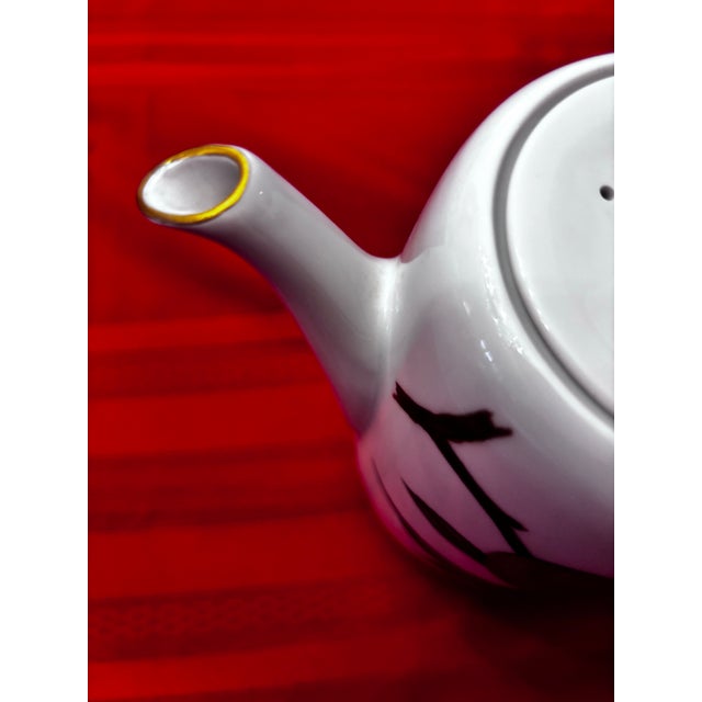 English Vintage Royal Worcester Evesham Three-Piece Coffee For Sale - Image 3 of 12