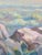 Blue Pascal Hyde 1950s Oil Painting Mojave Desert Landscape For Sale - Image 8 of 18