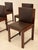 Vintage Wooden and Skai Chairs, 1960s, Set of 6 For Sale - Image 11 of 18