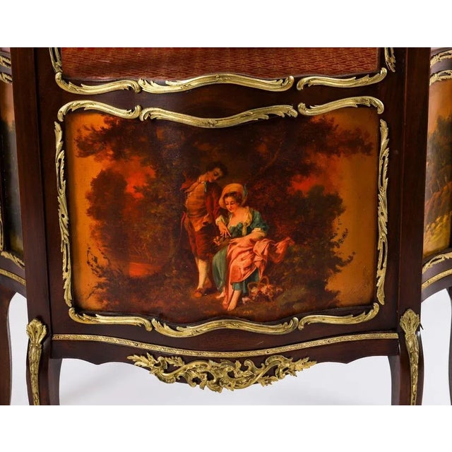 Antique 19th Century French Vitrine Display Cabinets by Vernis Martin For Sale - Image 16 of 18