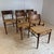 Mid-Century Modern Vintage Dining Chairs by Grete Jalk for France and Son, 1960, Set of 6 For Sale - Image 3 of 5