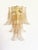 Mid-Century Modern Set of Two Transparent and Gold “Selle” Murano Glass Wall Sconce in Mazzega Style by Simoeng For Sale - Image 3 of 6