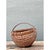 This vintage Shaker-style woven basket presents a pleasingly rounded, swollen silhouette reminiscent of the traditional...