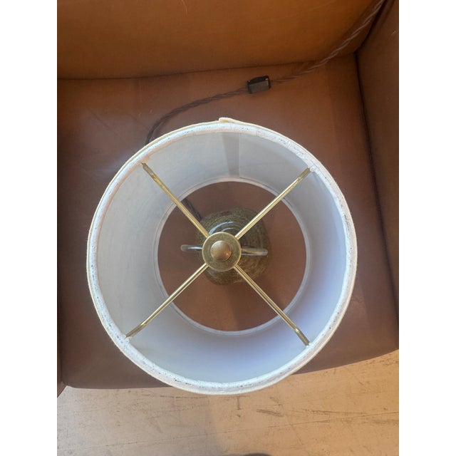 Tiny Vintage Ceramic Lamp, France For Sale - Image 11 of 14