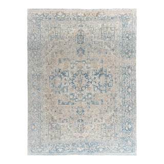 Vintage Heriz Rug 9ft 8in X 12ft 10in For Sale