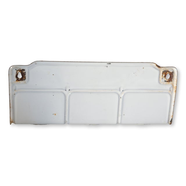 Early 20th Century French Enamelware Hanging Laundry Soap Stand For Sale - Image 4 of 8