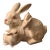 Vintage French Ceramic Rabbits Figurine For Sale