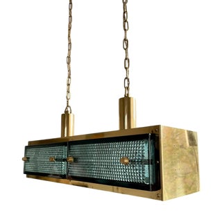 Brass Pendant Light from Malmö Metallvarufabrik Ab, Sweden, 1960s For Sale