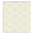 Sample - Hinson for The House of Scalamandré Fireworks Wallcovering, Yellow on White For Sale