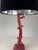 A rare and striking pair of contemporary vintage "Organic Modern" sculptural table lamps from the sought-after Tanner...