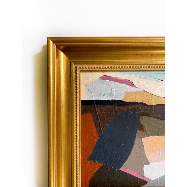 "Western Movie" 2026 Painting by Jessalin Beutler With Vintage Frame For Sale - Image 4 of 4