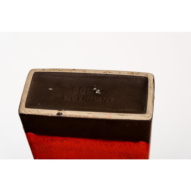 1960s 1960s Square-Form Vase, West Germany For Sale - Image 5 of 5