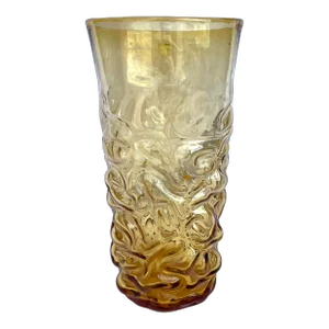 Blenko Vintage Amber Glass Vase