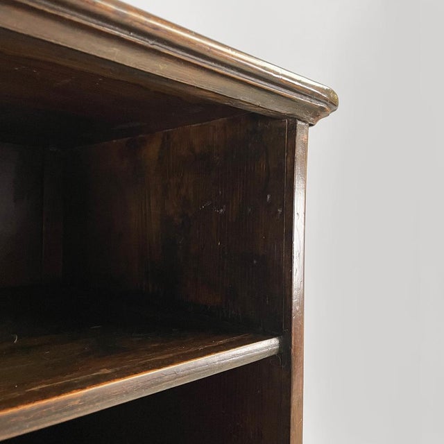 Italian 19th Century Style Wooden Cabinet or Bookcase, 1930s For Sale - Image 13 of 17