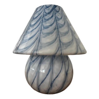 Murano Glass Mushroom Table Lamp, 1990s For Sale