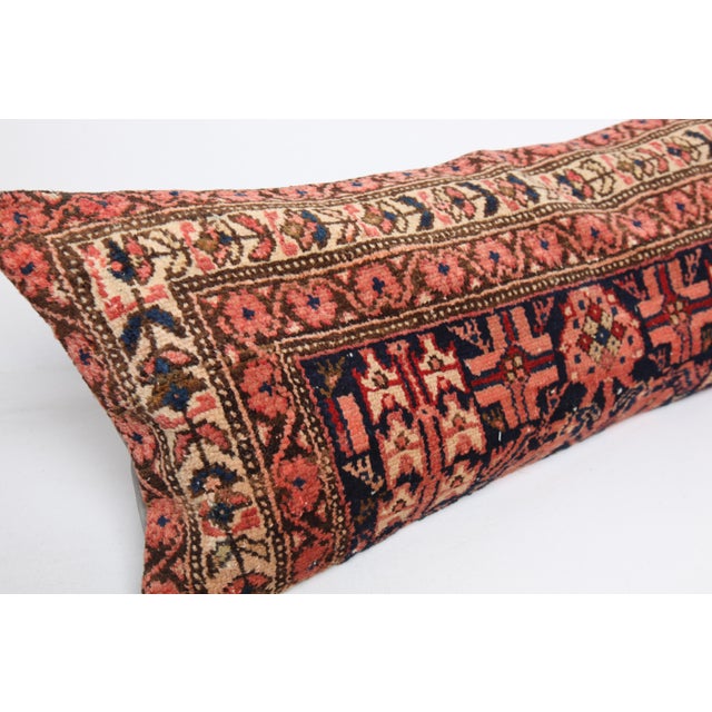 Antique HandMade Tribal Rug Pillow Cover -16'' X 38'' For Sale - Image 4 of 11