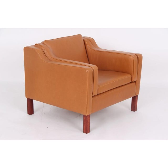 Set of Danish Leather Armchairs, 1970s For Sale - Image 6 of 14