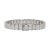 Gia Certified 46 Carat Radiant Cut Diamond Tennis Bracelet For Sale - Image 4 of 7