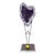 Amethyst Crystal Cluster on Metal Stand (Uruguay #H0374) Video available upon request Unique and high quality piece. Very...