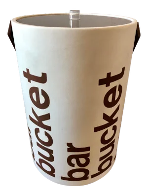 Vintage Bloomingdale's Brown Bag Ice Bucket