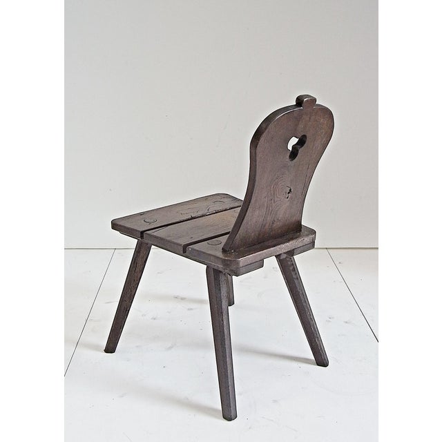 Alfons Garden Table with Chairs in Massive Oak, 1970s, Set of 3 For Sale - Image 13 of 18