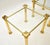Vintage French Brass Side Tables, 1970s, Set of 2 For Sale - Image 6 of 8