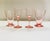 Vintage Pink Glassware Set- 2 Wine Glasses & 2 Footed Tumblers For Sale In Jacksonville, FL - Image 6 of 12