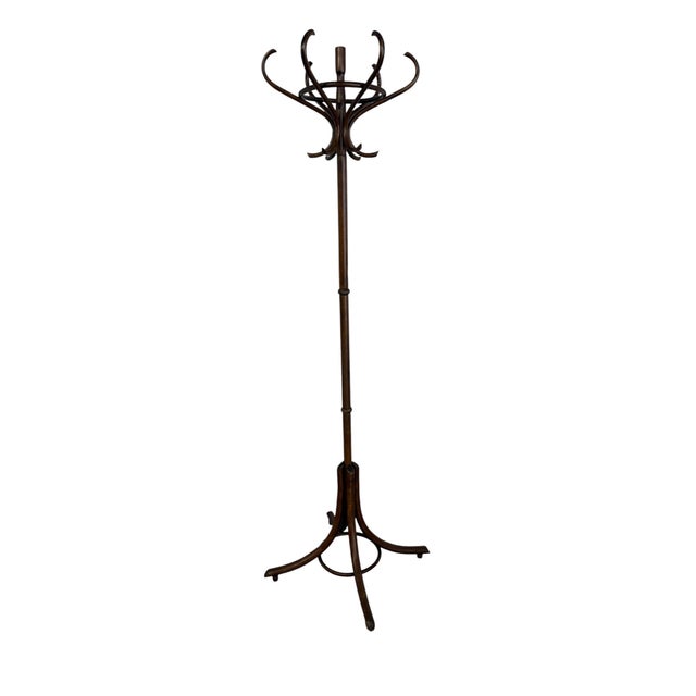 Antique Handcrafted Bentwood Coat Rack and Hat Stand by Michael Thonet, 1900, in Very Good conditions. Designed 1890 to 1919