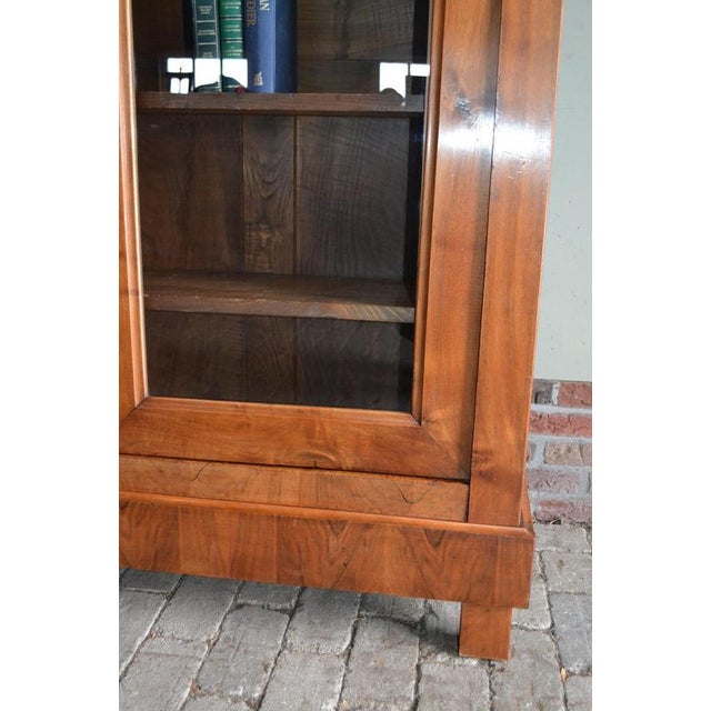 Antique Cherry Wood Bookcase For Sale - Image 6 of 11