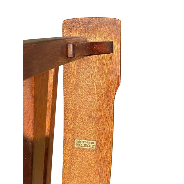 Wood Antique Arts & Crafts / Mission Oak L&jg Stickley Rocking Chair For Sale - Image 7 of 12