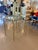 Vintage Mid Century Modern Faux Bamboo Brass Glass Nesting Tables Set 1970s Hollywood Regency For Sale - Image 16 of 17
