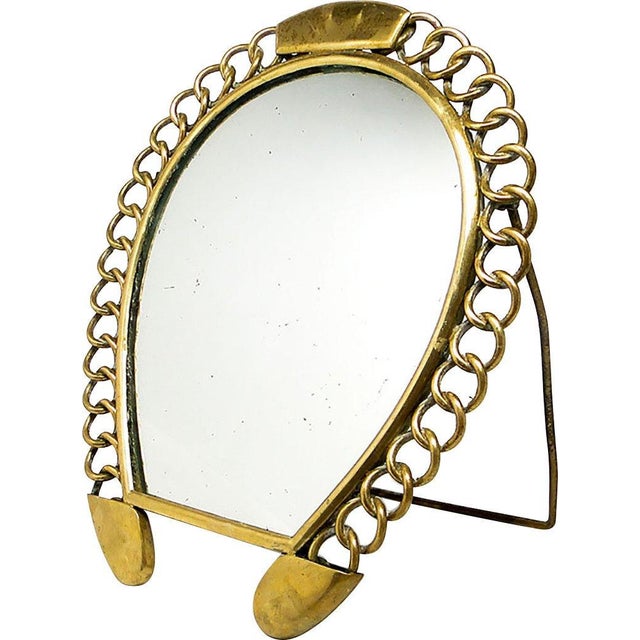 Make-Up Mirror, Belgium, 1930s For Sale - Image 12 of 12