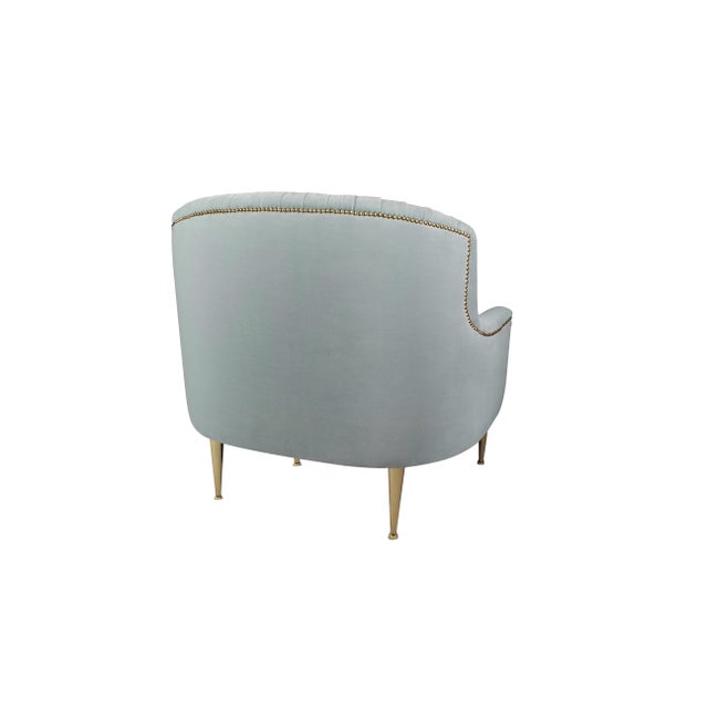 Gray Greta Armchair by Ottiu For Sale - Image 8 of 8
