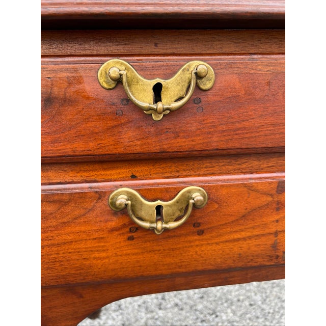 Wood A Antique Philadelphia or Delaware Valley Queen Anne Walnut Lowboy 1750’s For Sale - Image 7 of 12