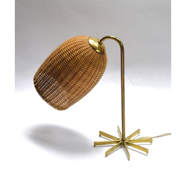 Metal Model 209 Table Lamp by Franz Hagenauer for Werkstätte Hagenauer Wien, 1953 For Sale - Image 7 of 12
