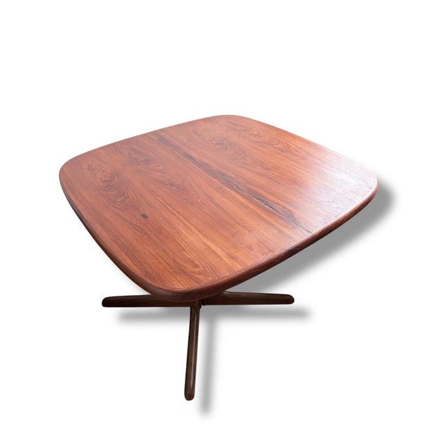 Wood Mid-Century Danish Square Teak Dining Table from Skovby For Sale - Image 7 of 10
