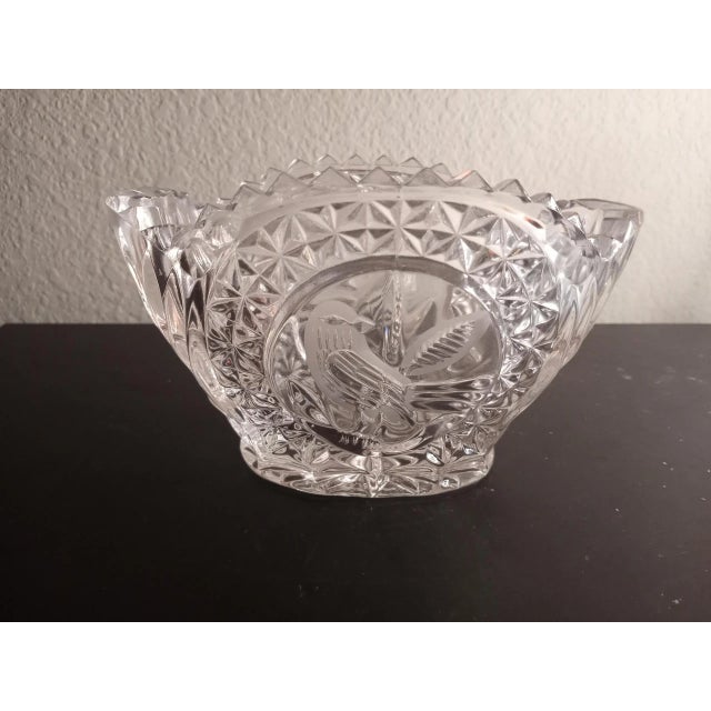 This is a GORGEOUS Hofbauer Germany Byrdes Crystal 6" Bowl. Great Holiday Decor Procured at auction BOX 30