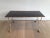 1940s 1940s Fench Brass & Black Lacquered Glass Top Dolphin Heads Coffee Table For Sale - Image 5 of 13