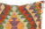 Rustic Southwestern Turkish Lelia Hand Woven Kilim Throw Pillow For Sale - Image 3 of 5