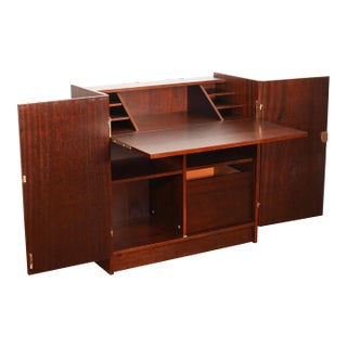 Brdr Furbo Danish Rosewood Folding Desk For Sale