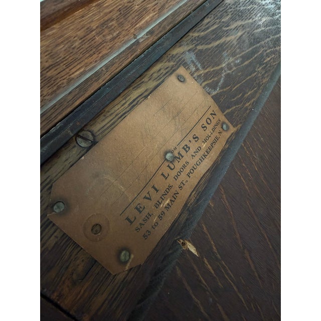 Early 20th Century Early 20th Century Carved Oak Vitrine For Sale - Image 5 of 9