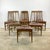 Mid-Century Modern 1960s Young Manufacturing Attributed Walnut Dining Chairs - Set of 6 For Sale - Image 3 of 18