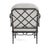Brown Jordan Brown Jordan Calcutta Lounge Chair, Textured Pewter frame with Fusion Dove fabric For Sale - Image 4 of 11